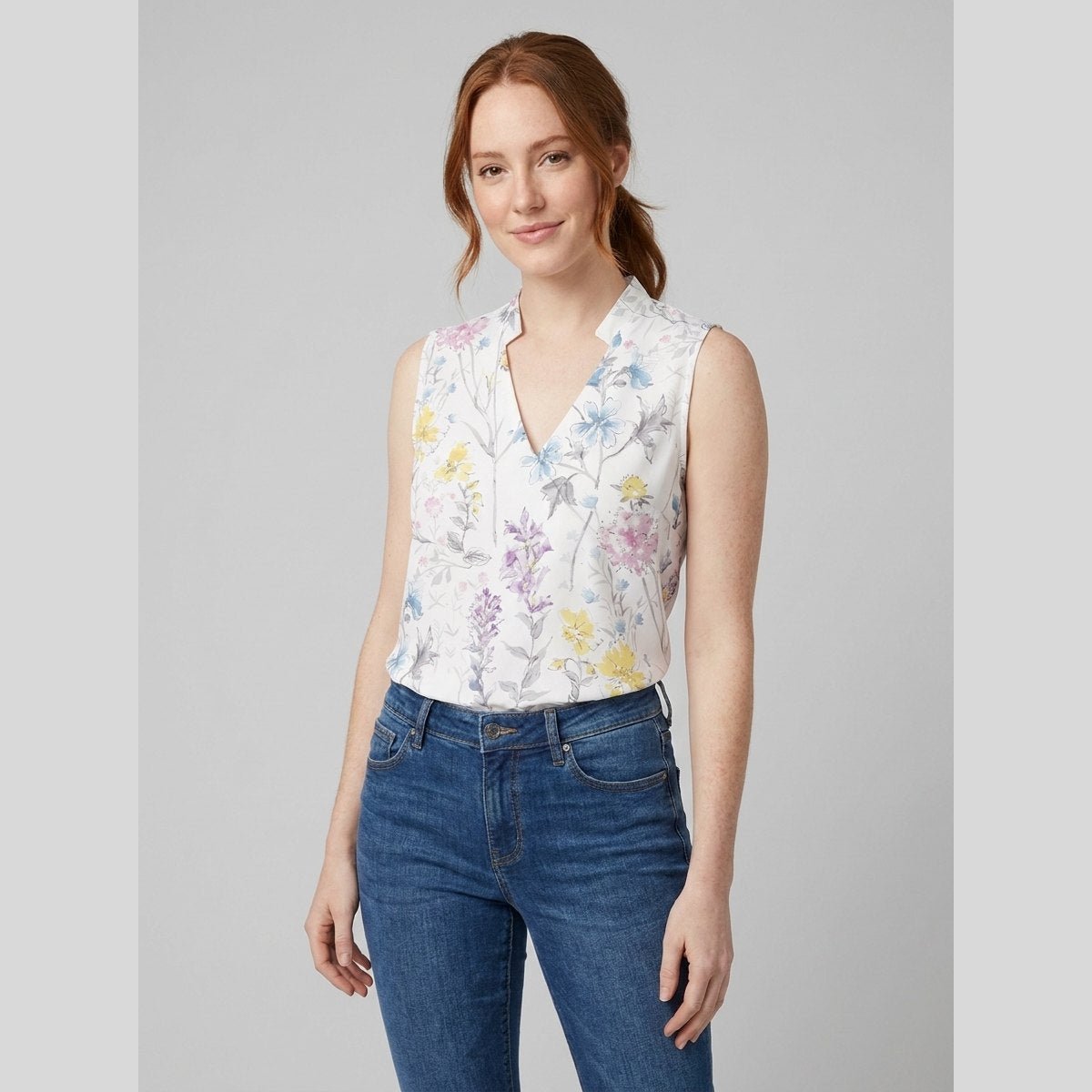 Sable V-Neck Top | Lightweight, Relaxed Fit Women's Top 5
