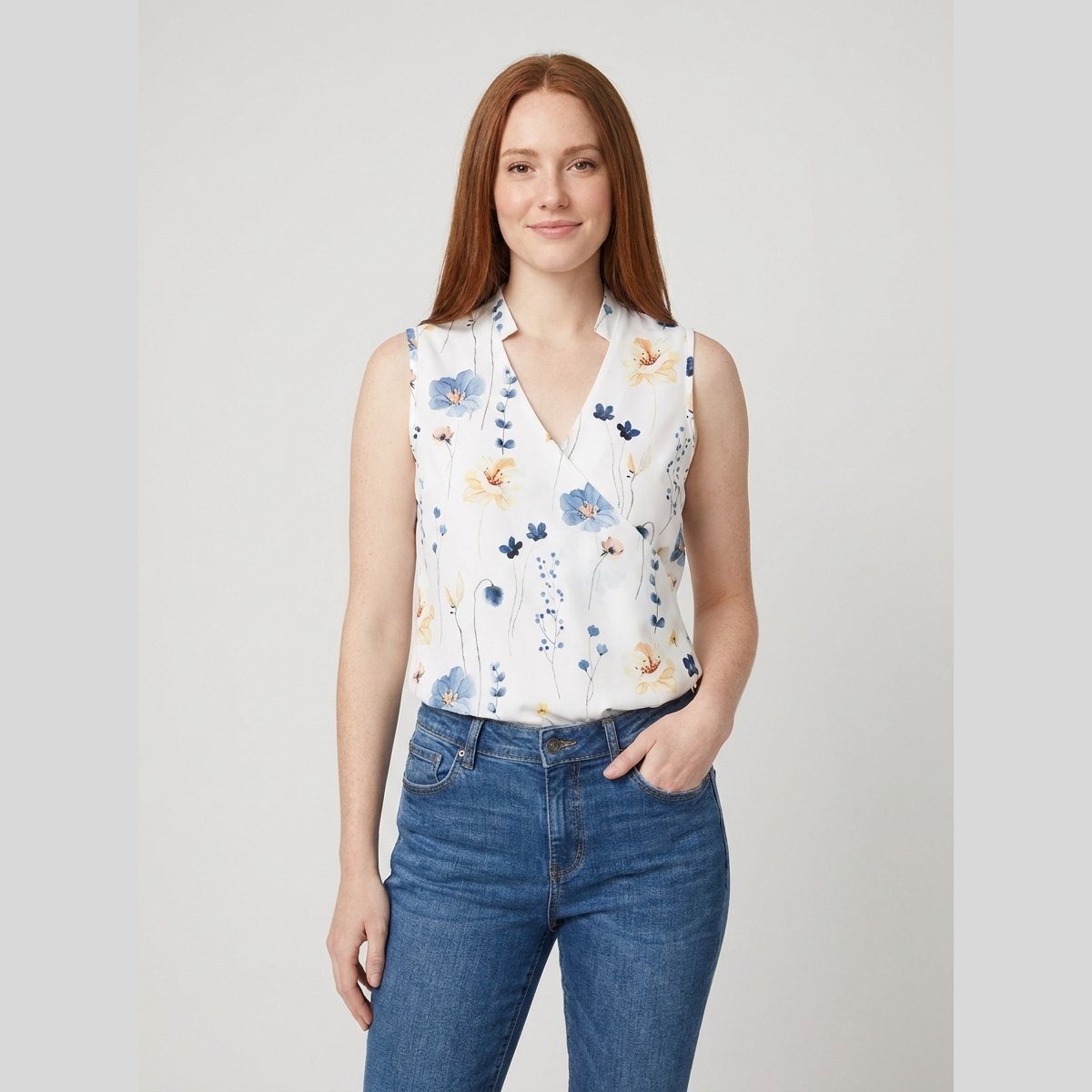 Sable V-Neck Top | Lightweight, Relaxed Fit Women's Top 6