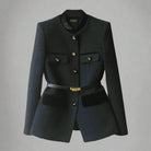 Sansa Woolen Office Jacket — Elegant Mid-Length Blazer for Women 1