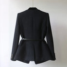 Sansa Woolen Office Jacket — Elegant Mid-Length Blazer for Women 3
