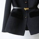 Sansa Woolen Office Jacket — Elegant Mid-Length Blazer for Women 4