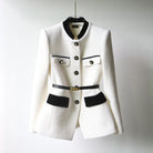 Sansa Woolen Office Jacket — Elegant Mid-Length Blazer for Women 5