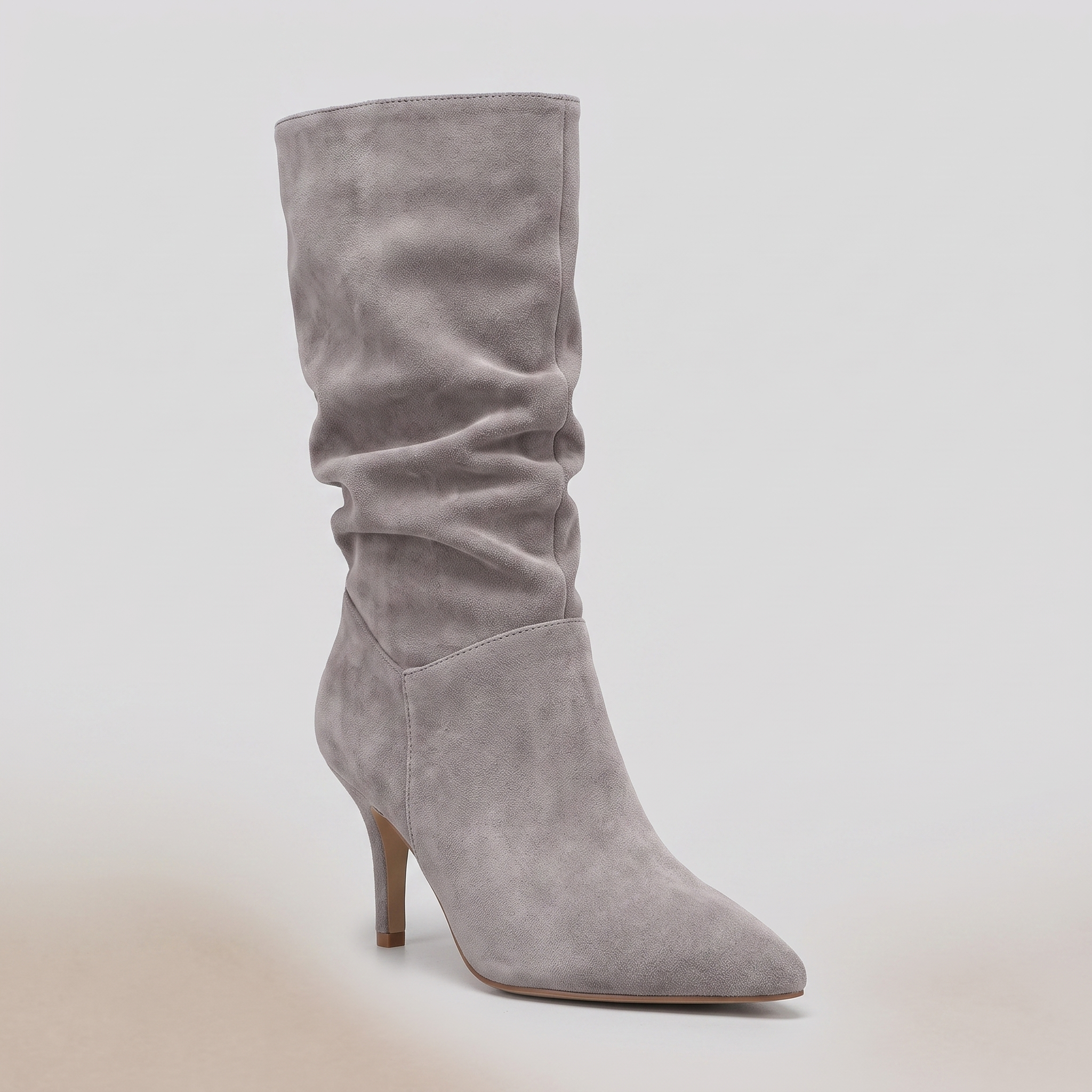 Sera vegan leather mid-calf boots with pointed toe 3