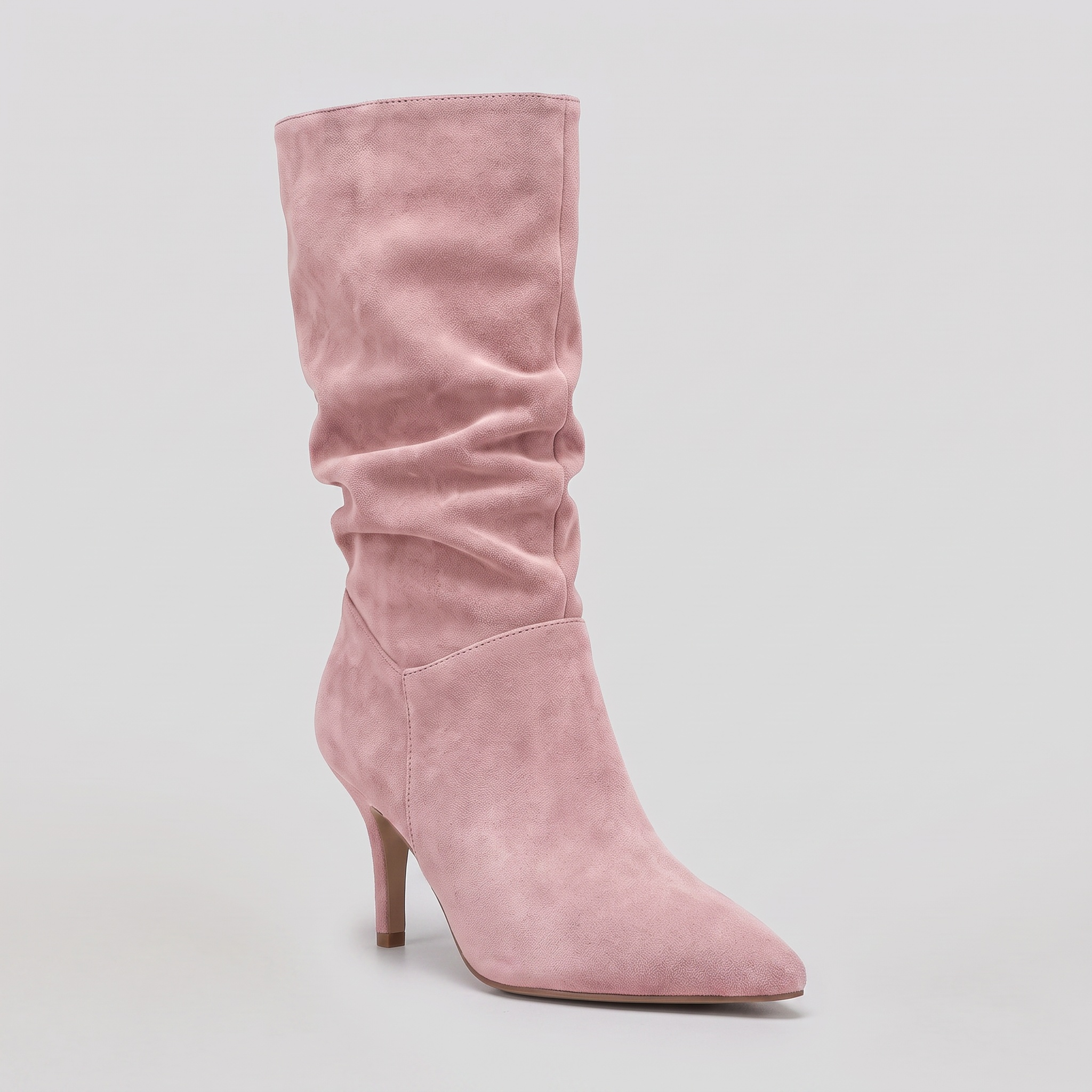 Sera vegan leather mid-calf boots with pointed toe 4