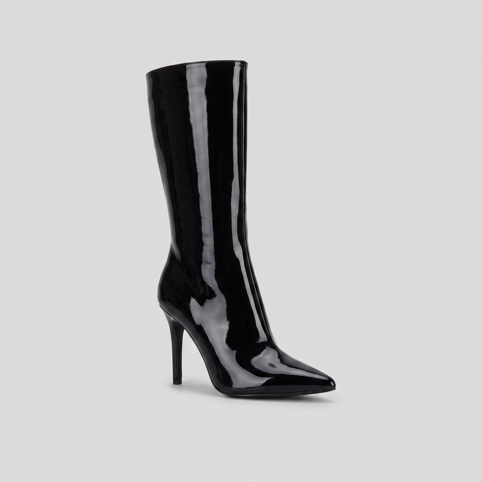 Sera vegan leather mid-calf boots with pointed toe 7