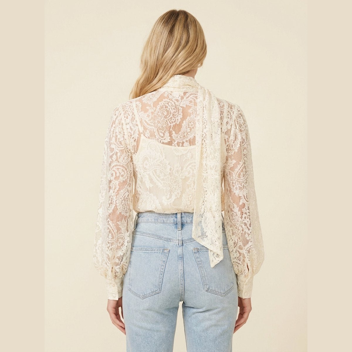 Sierra Lace Shirt | Women's Long Sleeve V Neck, Loose Fit 2