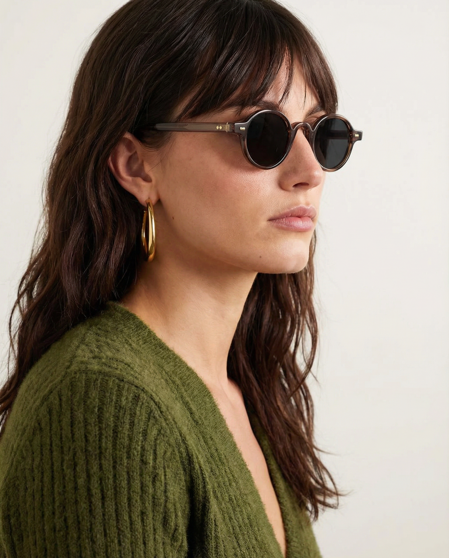Sierra Santa Cruz Sunglasses | Translucent Amber Frame, Lightweight Design 7