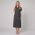 Sierra Shirt Dress | Soft Cotton Blend, Striped Design for Women 2