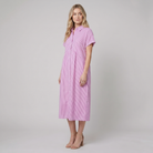 Sierra Shirt Dress | Soft Cotton Blend, Striped Design for Women 5