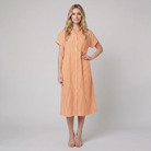 Sierra Shirt Dress | Soft Cotton Blend, Striped Design for Women 7