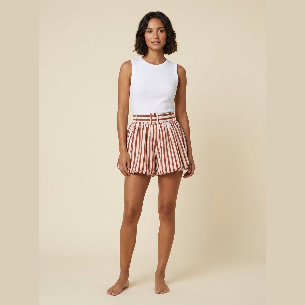 Sierra Womens Shorts | Soft, Breathable Fabric, Ruched Design 3