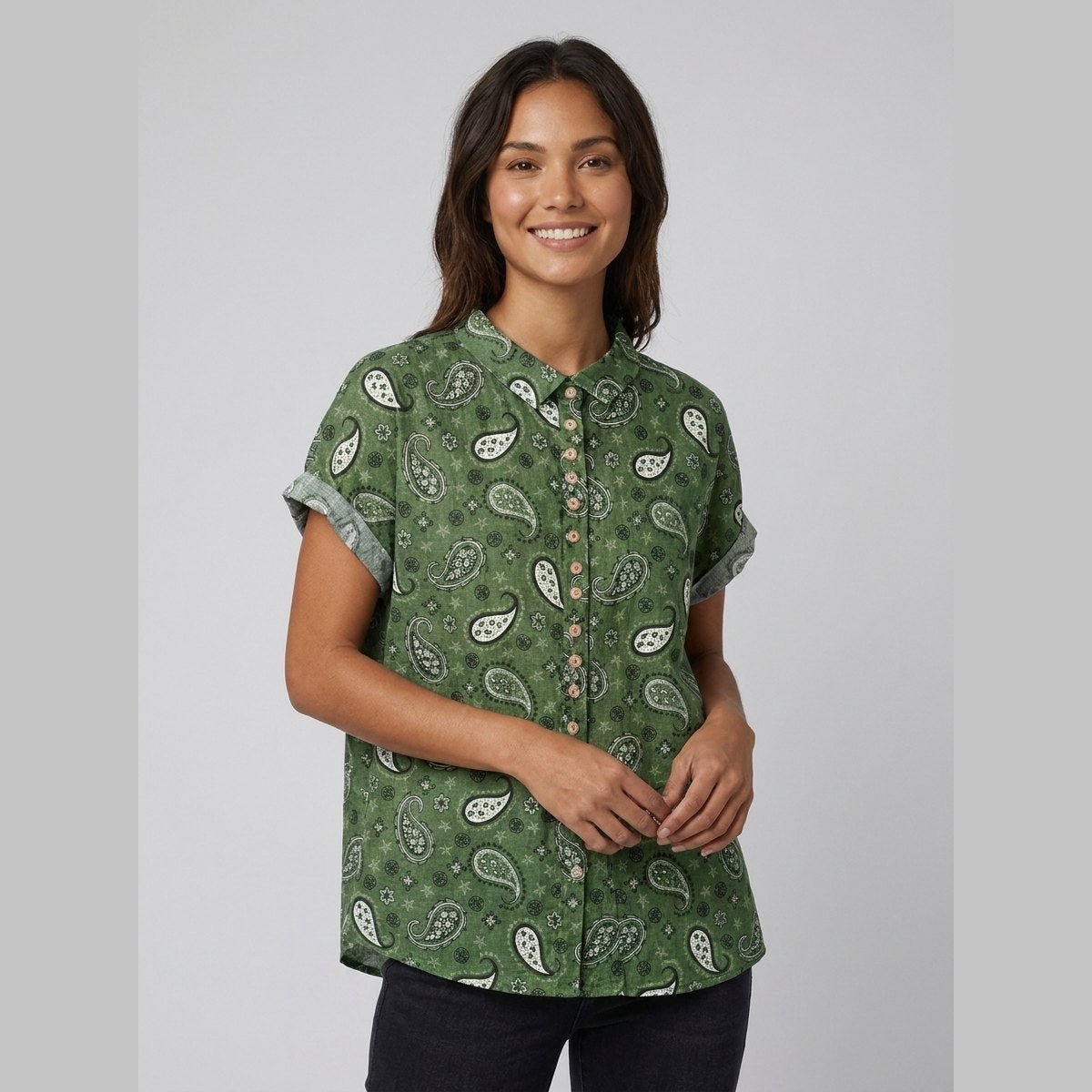 Sola Blouse | Cotton, Peter Pan Collar, Loose Fit 5