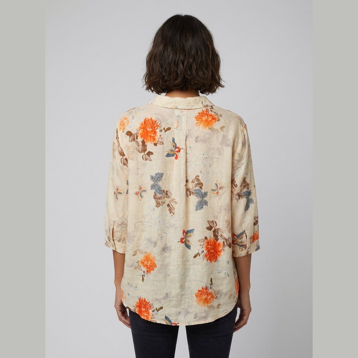Sola Blouse | Cotton, Peter Pan Collar, Loose Fit 7