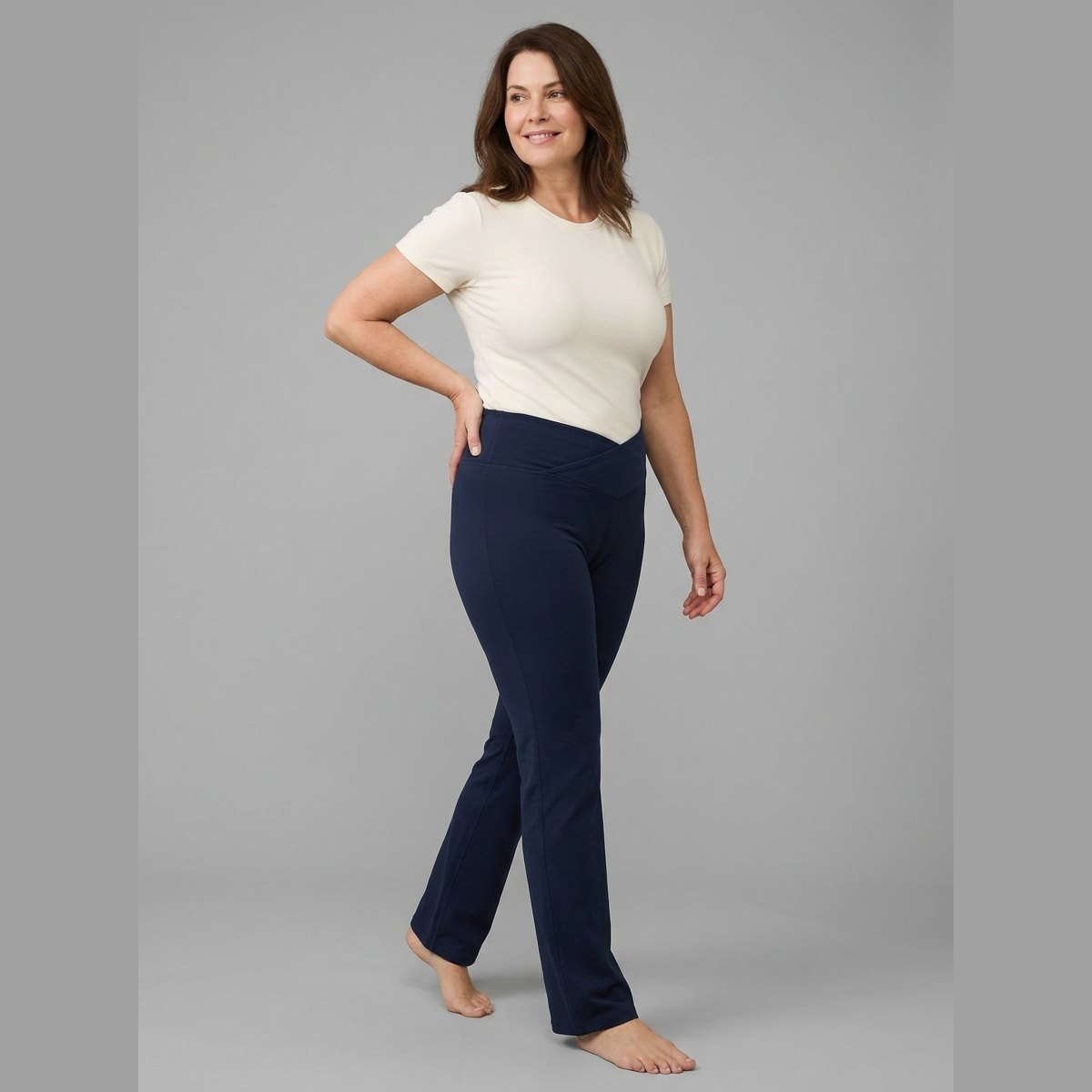 Sora Yoga Pants for Women | Soft Stretch Fabric, Straight Leg, Hidden Pocket 1