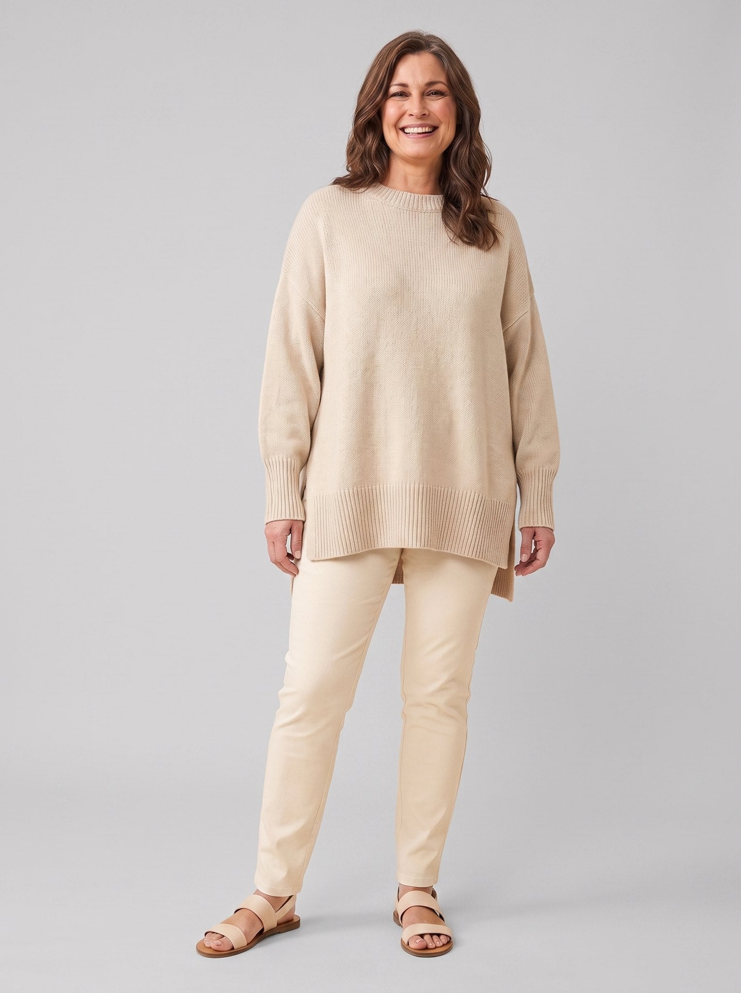 Suki Women's Sweater | Oversized Wool Blend Cozy Knit 0