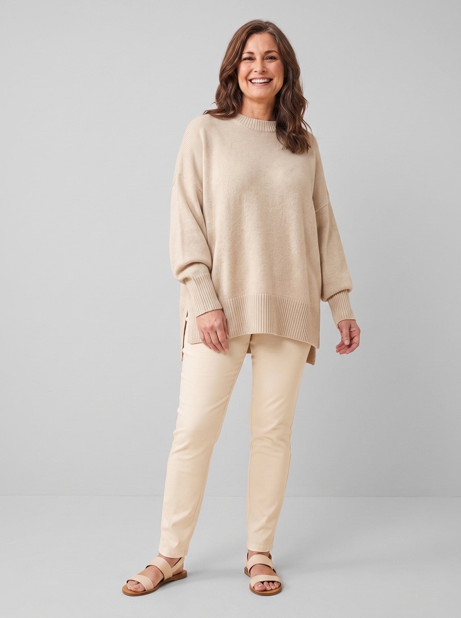 Suki Women's Sweater | Oversized Wool Blend Cozy Knit 1