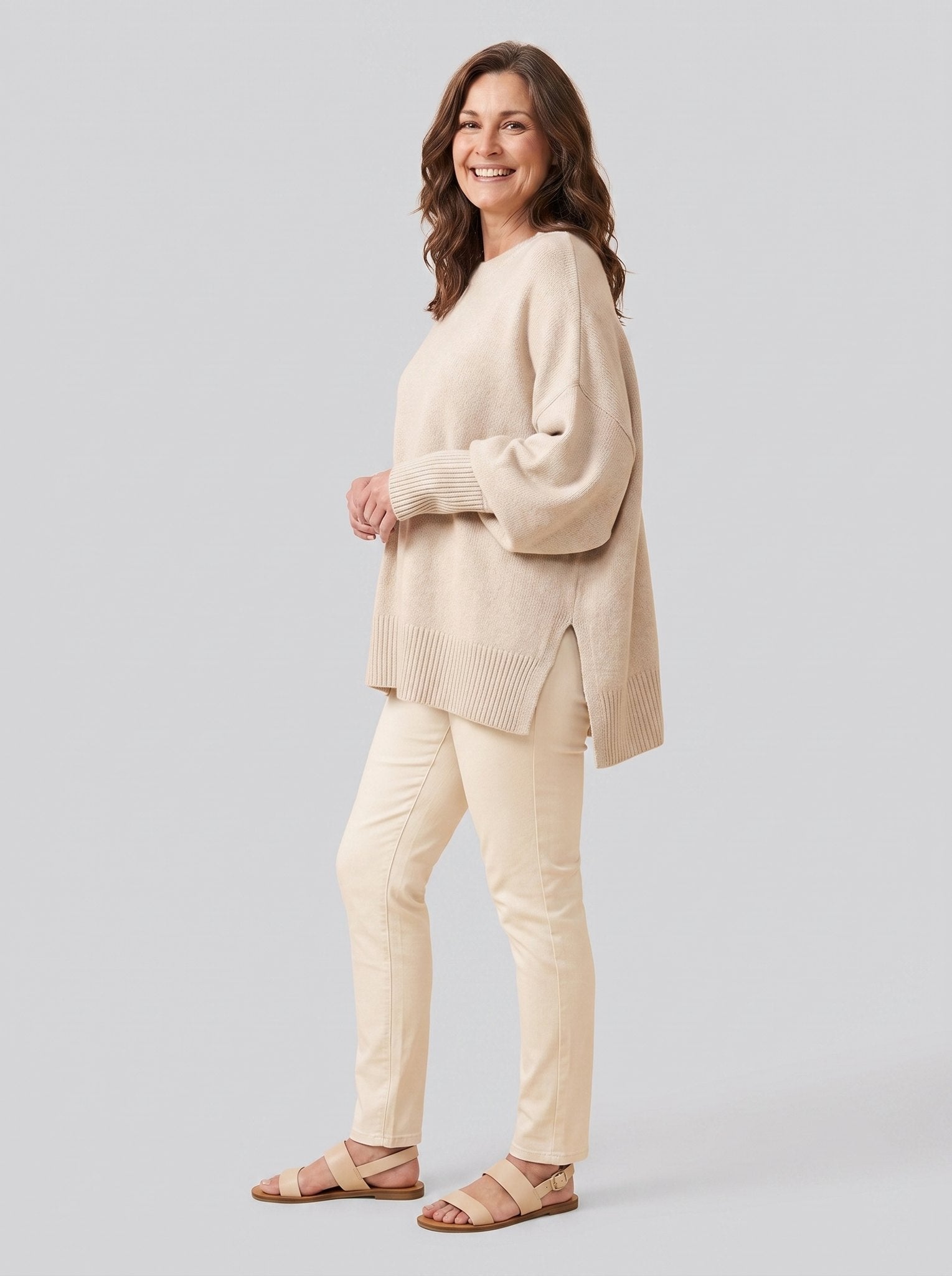 Suki Women's Sweater | Oversized Wool Blend Cozy Knit 2