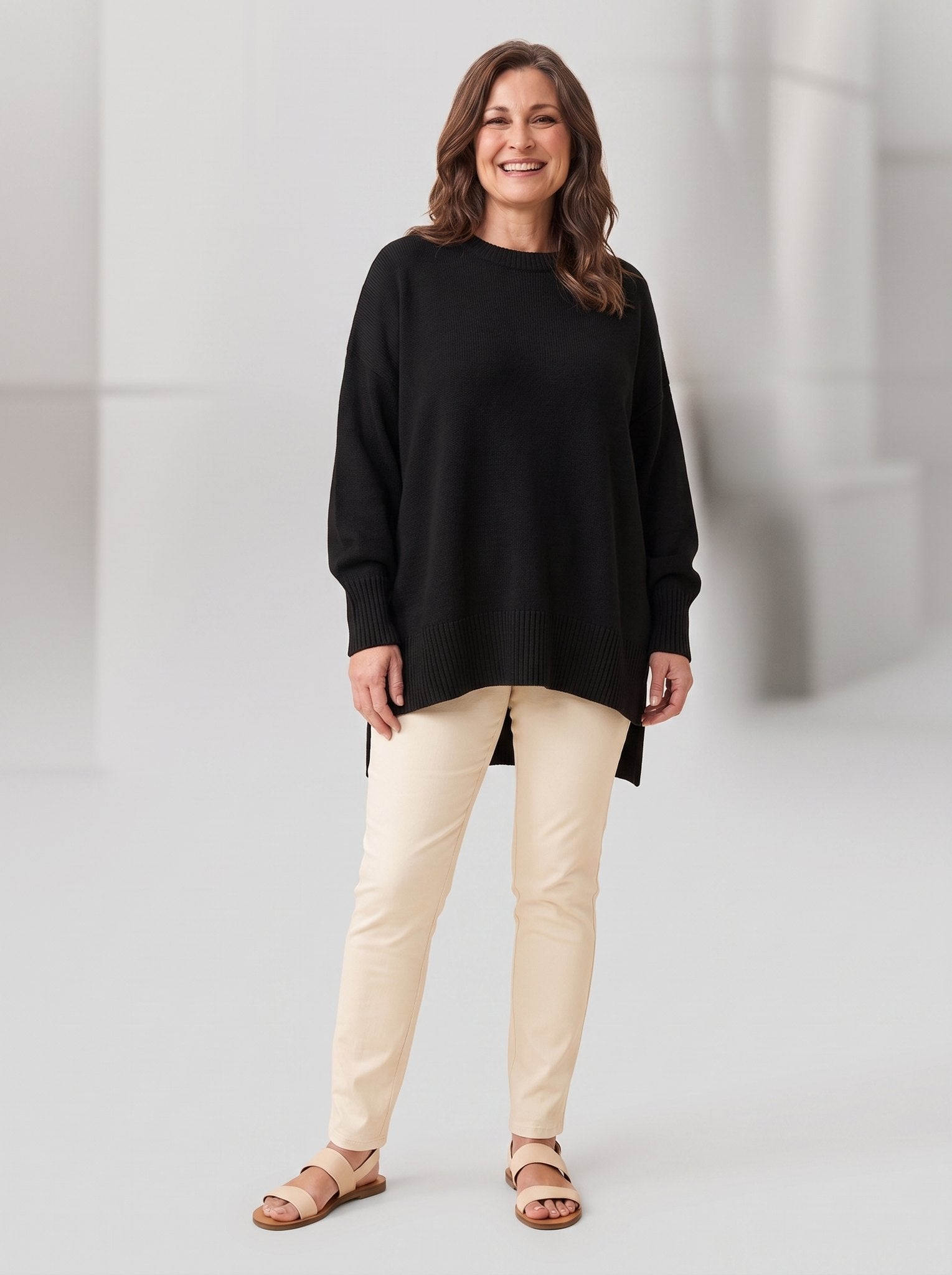 Suki Women's Sweater | Oversized Wool Blend Cozy Knit 7