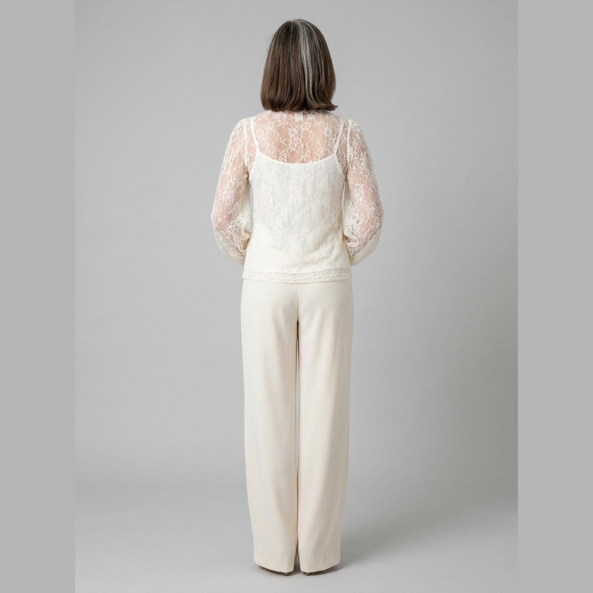 Talia Lace Blouse | Recycled Nylon, Flattering Silhouette 3
