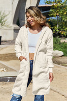 Talia Teddy Jacket | Hooded, Lightweight, Ribbed Cuffs 0
