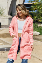 Talia Teddy Jacket | Hooded, Lightweight, Ribbed Cuffs 5
