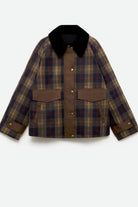 Tessa Plaid Jacket | Fully Lined, Contrast Collar, Straight-Cut 6