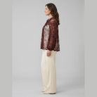 Tiana Lace Blouse | Long Sleeve, Adjustable Slip, Recycled Nylon 2