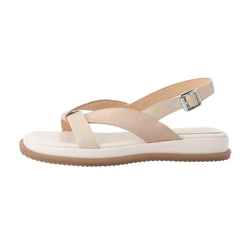 Vela Cross-Strap Sandal | Genuine Leather, Lightweight Design 1