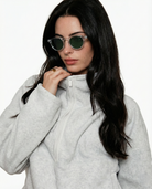 Vera Heart Sunglasses | Cream Tortoise Frame, UV400 Protection 2