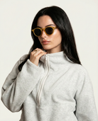 Vera Heart Sunglasses | Cream Tortoise Frame, UV400 Protection 6
