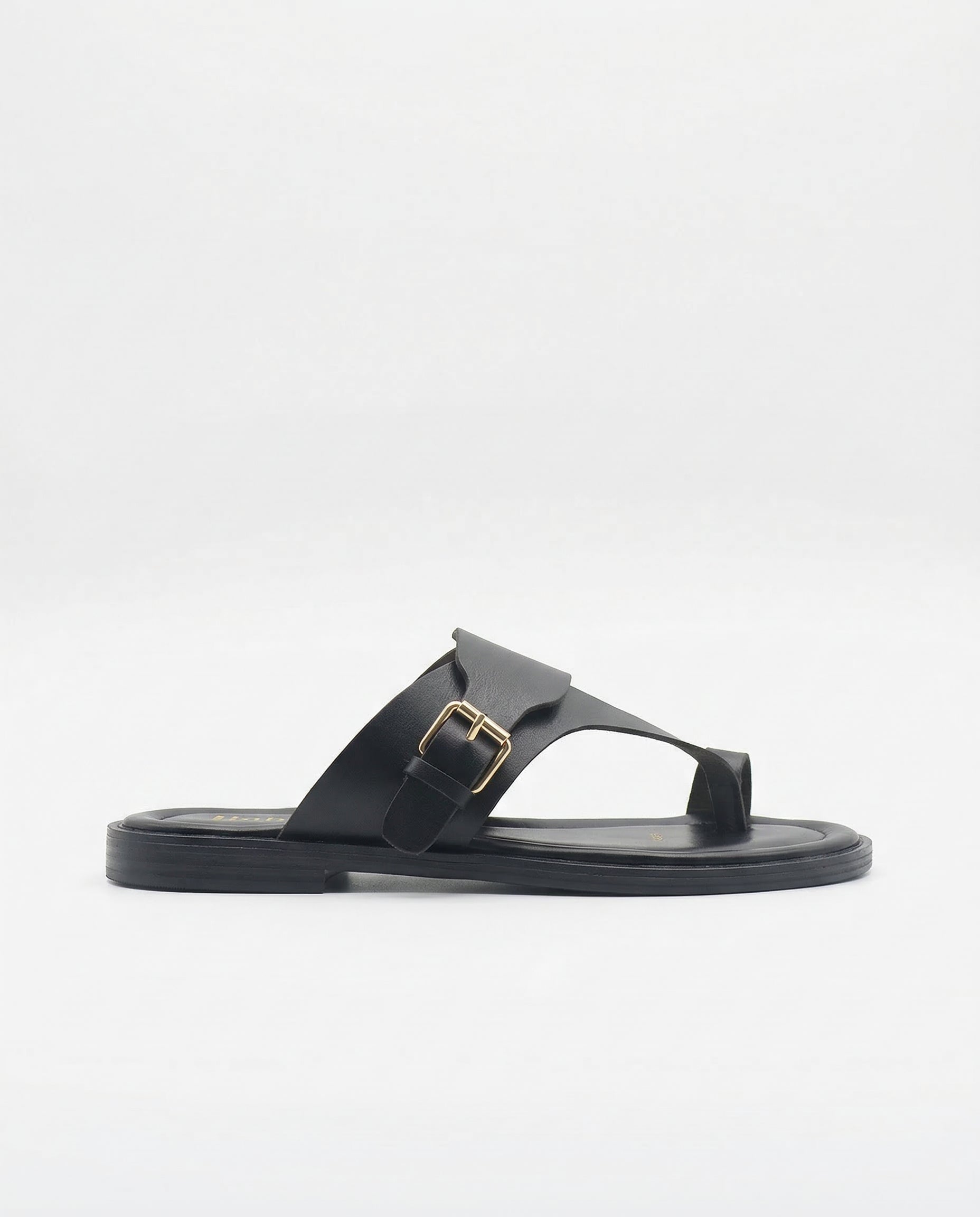 Vera Leather Buckle Sandal | Genuine Leather, Adjustable Design 1