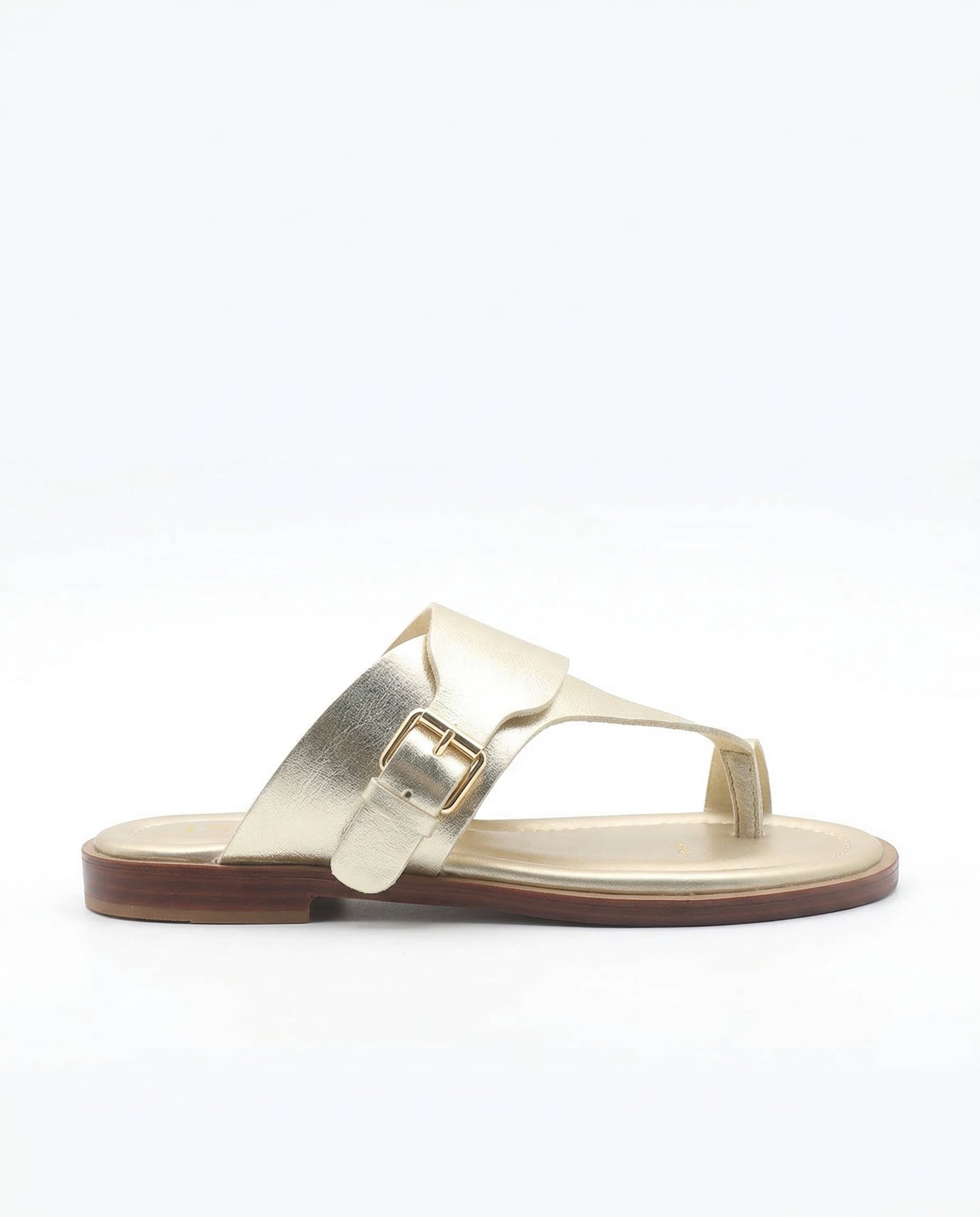 Vera Leather Buckle Sandal | Genuine Leather, Adjustable Design 2