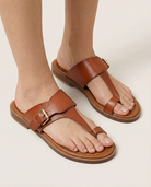 Vera Leather Buckle Sandal | Genuine Leather, Adjustable Design 4