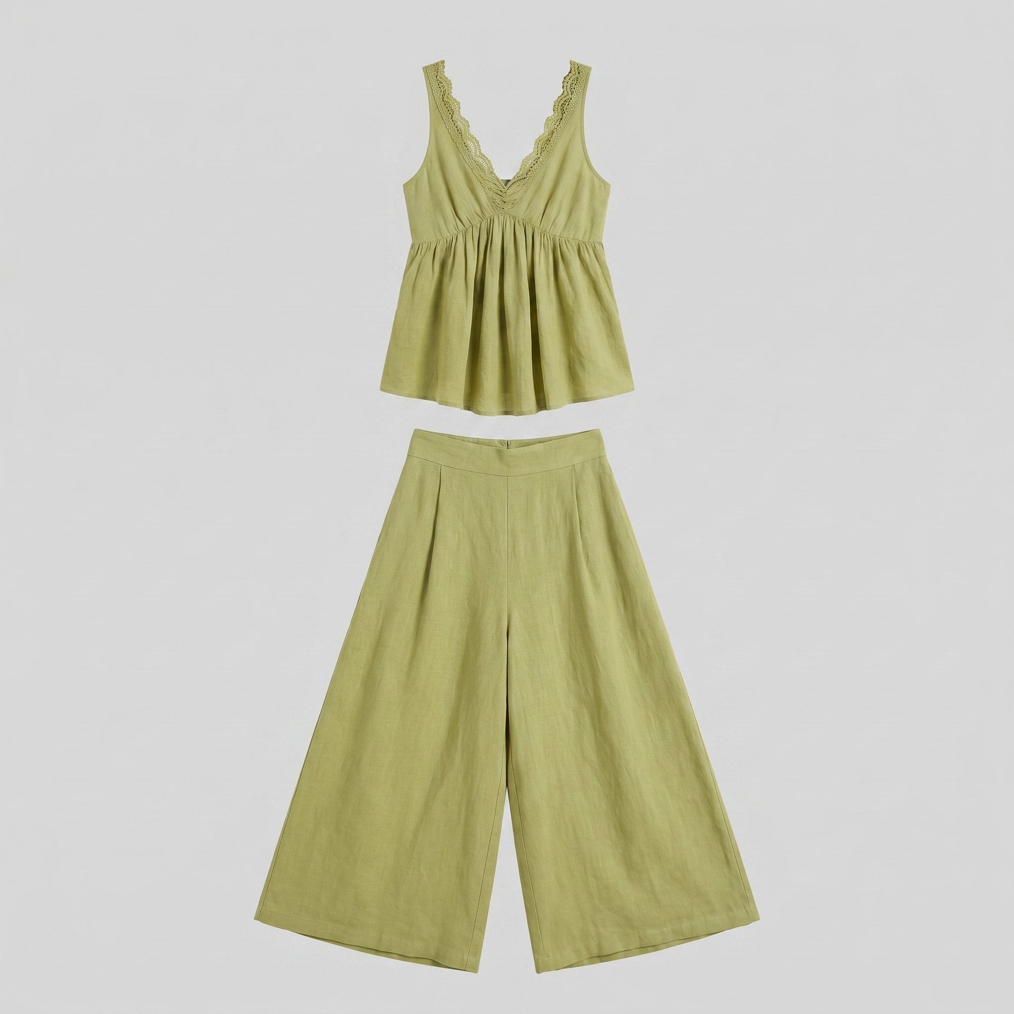 Vera Loungewear Set | Lace-Trimmed, Relaxed Fit Women's Lounge Set 3