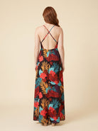 Vera Maxi Dress | Floral Print, High Waist Sleeveless Summer Wedding Guest Dress 2