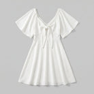 Vera Mini Dress | V Neck, Bow Tie Detail, Summer Ready 5