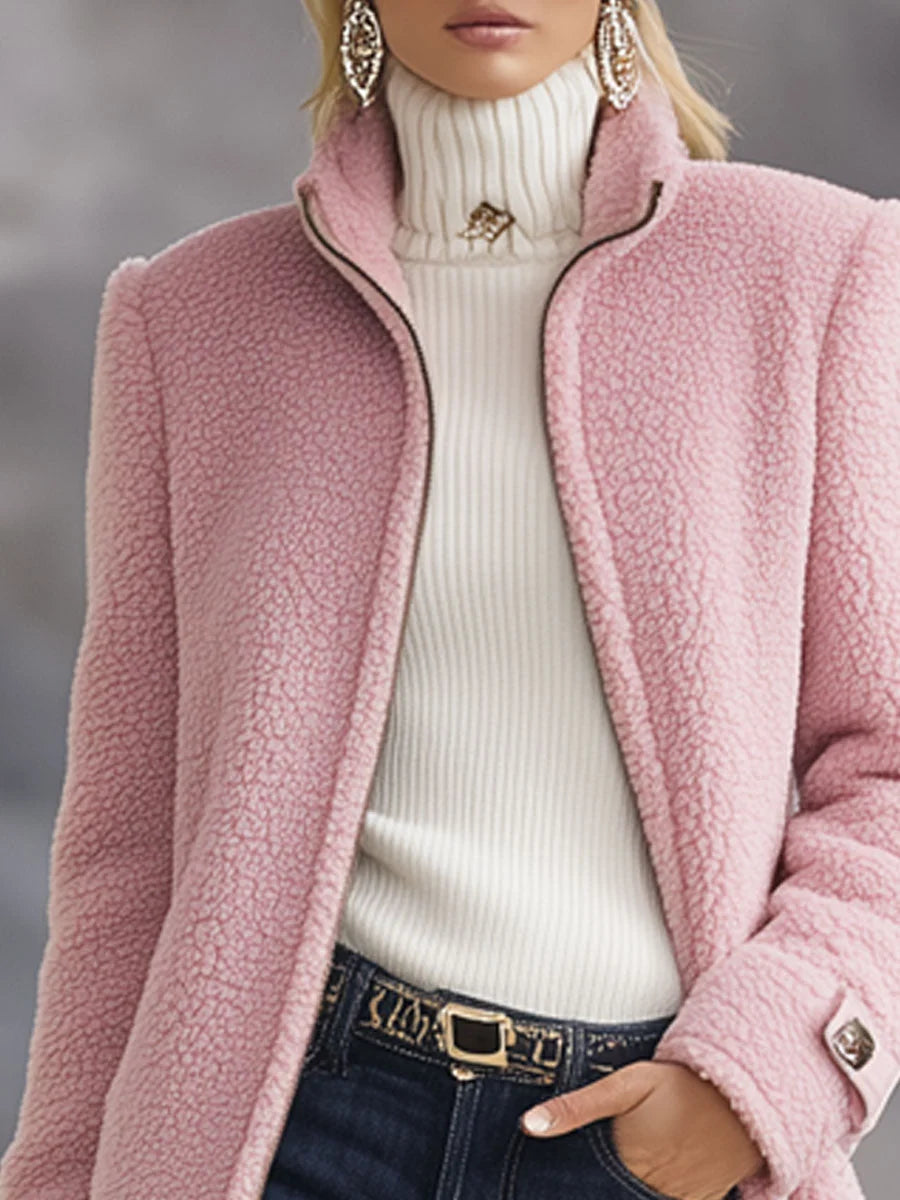 Vera Vintage Fleece Jacket | Full Zip, Soft Lightweight, Relaxed Fit 6