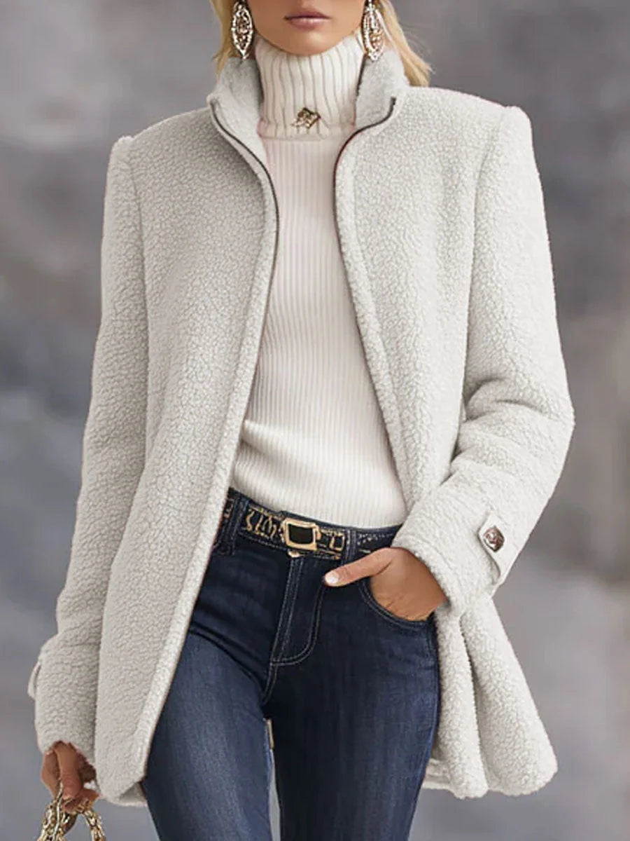 Vera Vintage Fleece Jacket | Full Zip, Soft Lightweight, Relaxed Fit 7