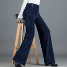 Vera Wide Leg Trousers | Soft Corduroy, Mid-High Rise 3
