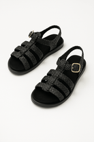 Vera Woven Sandals for Women | Handwoven Leather, Adjustable Ankle Buckle 0