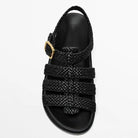 Vera Woven Sandals for Women | Handwoven Leather, Adjustable Ankle Buckle 4