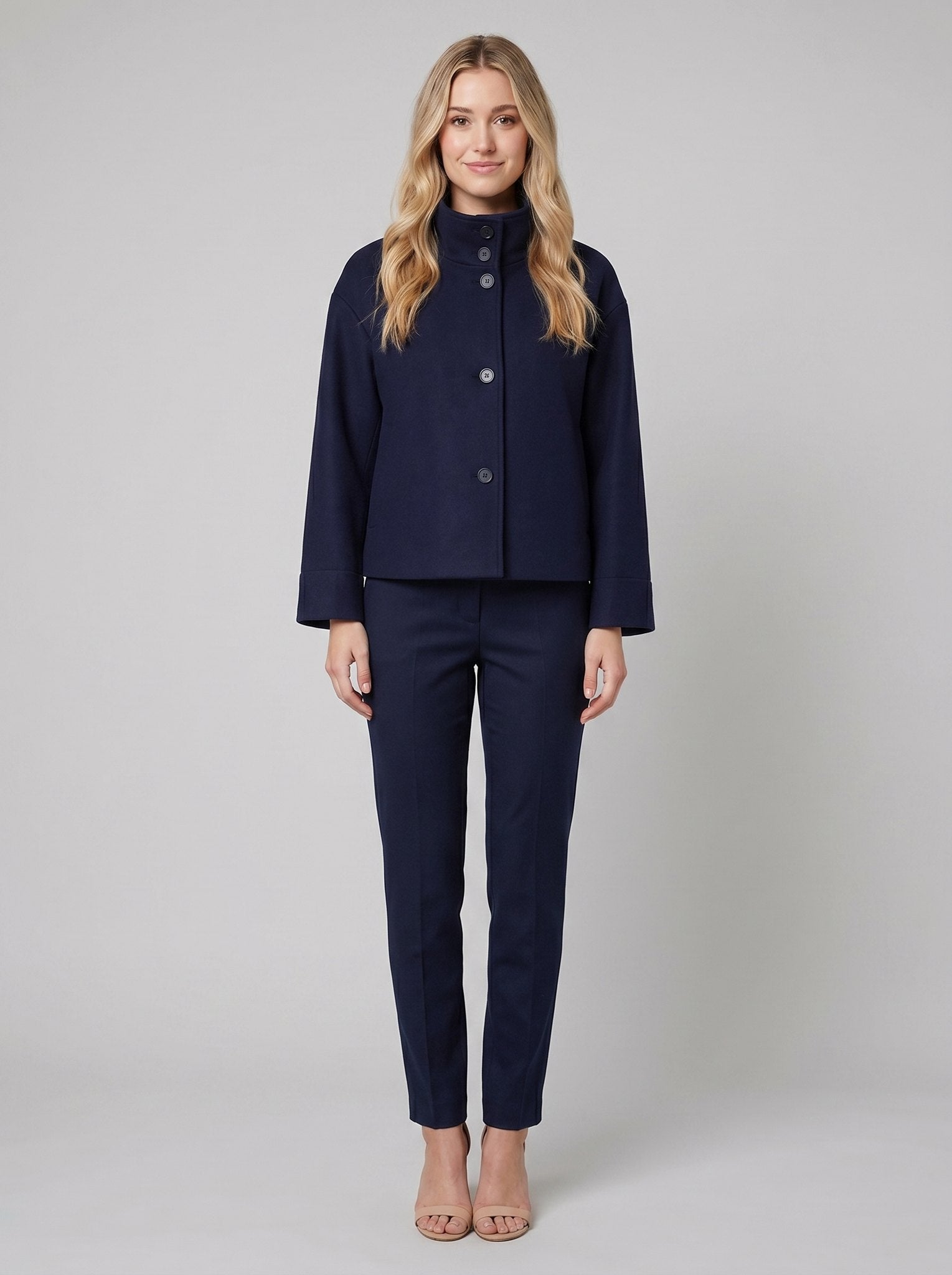 Virellea Jacket | Soft Wool-Blend, Boxy Silhouette 0
