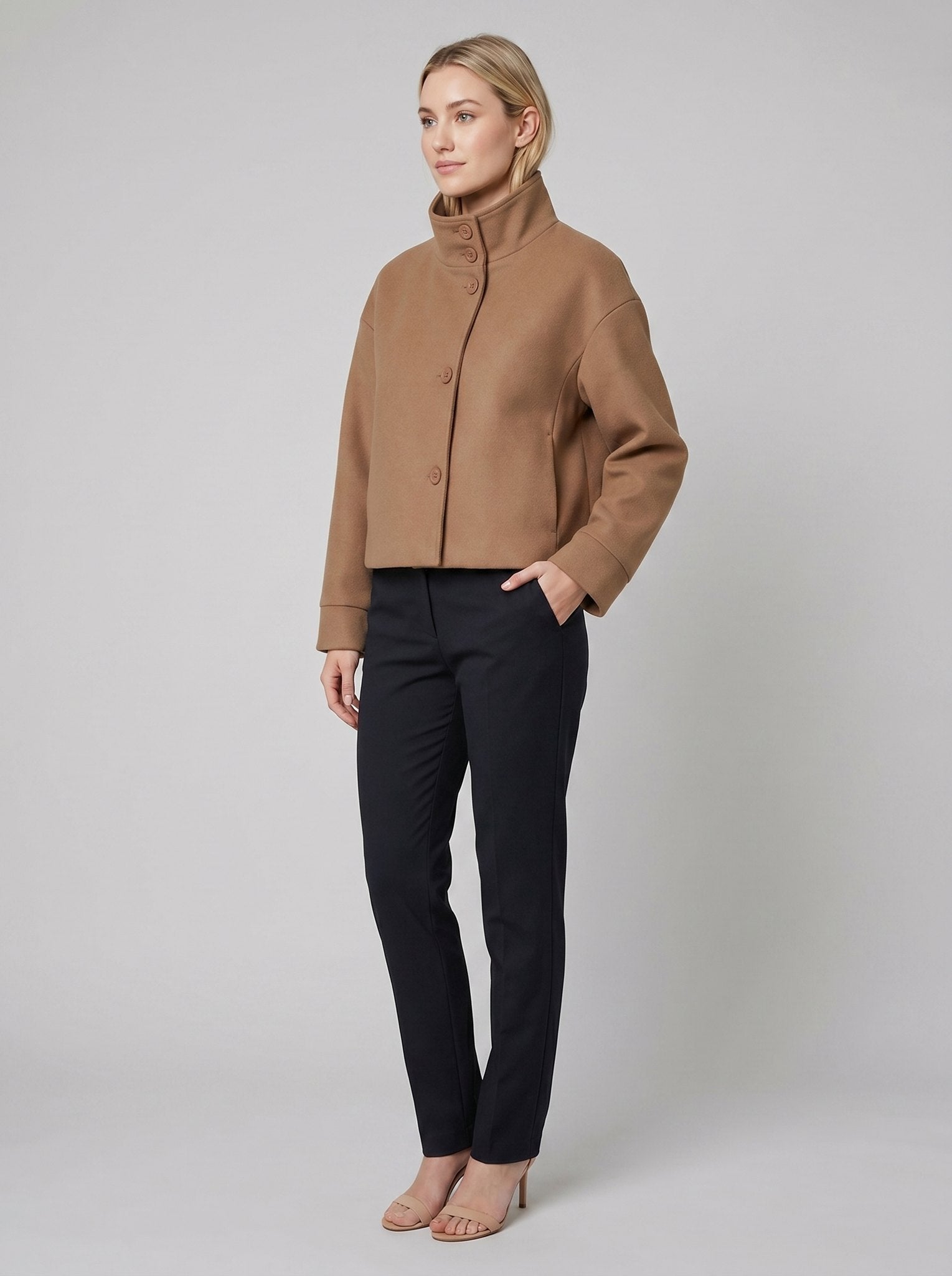 Virellea Jacket | Soft Wool-Blend, Boxy Silhouette 1