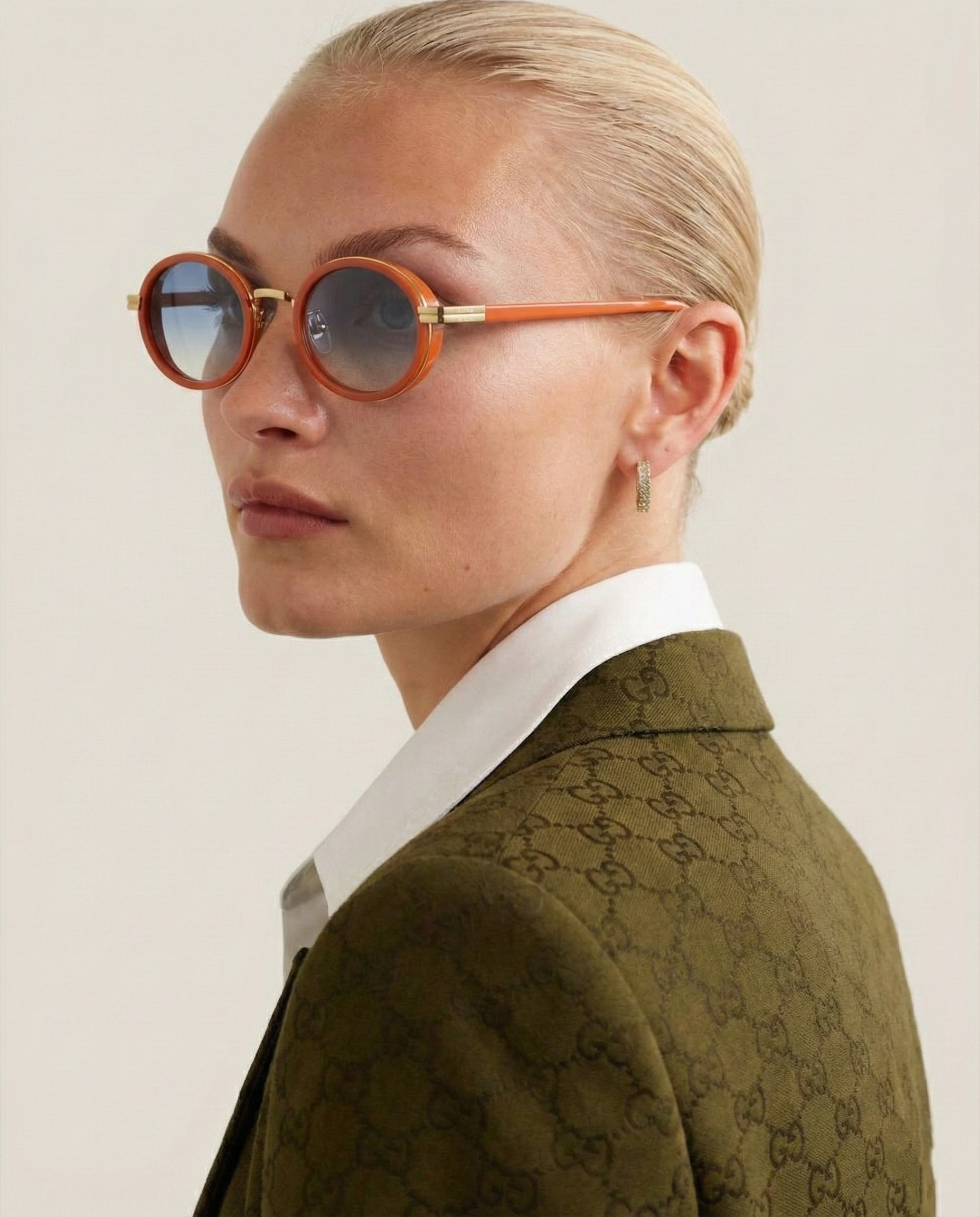 Viva Icon Shades | Oval Sunglasses with Gold Detailing 3