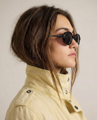 Viva Icon Shades | Oval Sunglasses with Gold Detailing 8