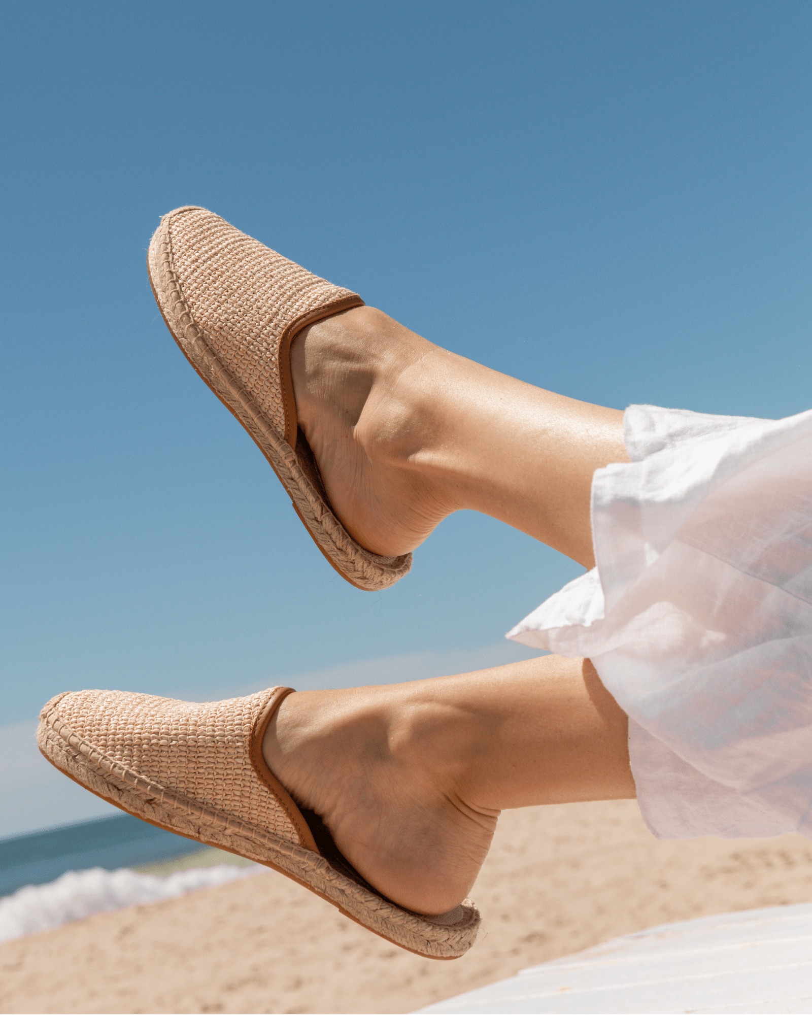 Willa Espadrille Mule | Raffia Slip-On with Jute Sole 1