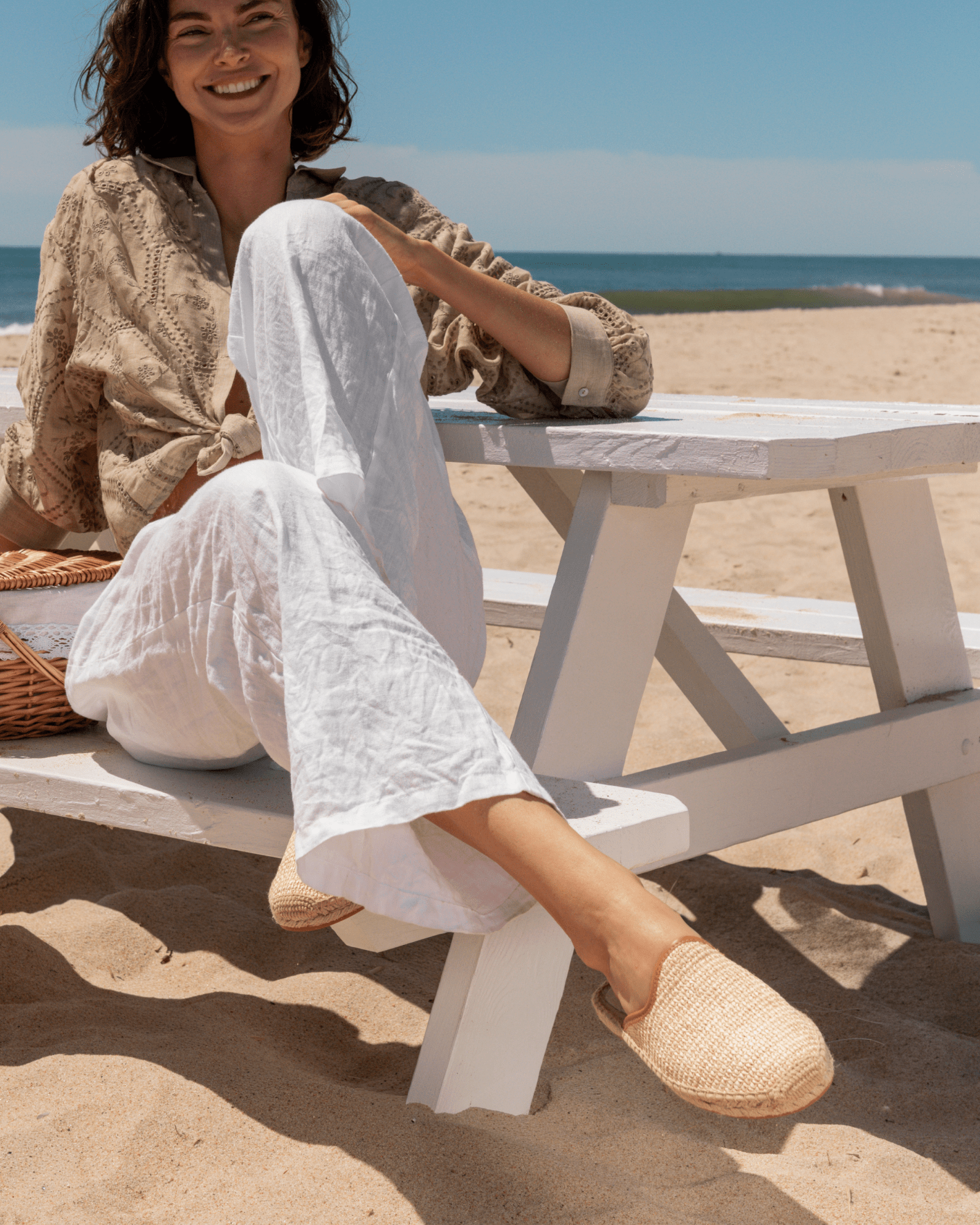 Willa Espadrille Mule | Raffia Slip-On with Jute Sole 3