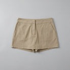 Willa Mini Skort | Soft Taupe, Built-In Shorts, Comfortable Fit 4