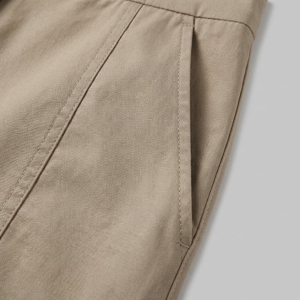 Willa Mini Skort | Soft Taupe, Built-In Shorts, Comfortable Fit 5
