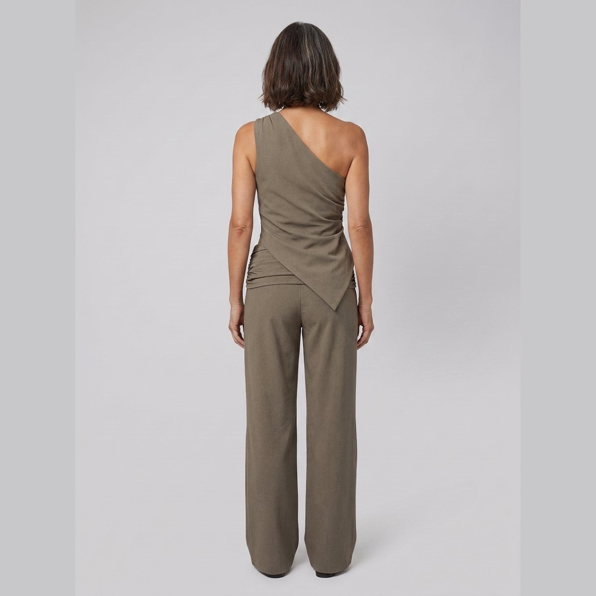Wren One-Shoulder Top | Woven Fabric, Asymmetric Hem, Trendy Womens Top for Going Out 3